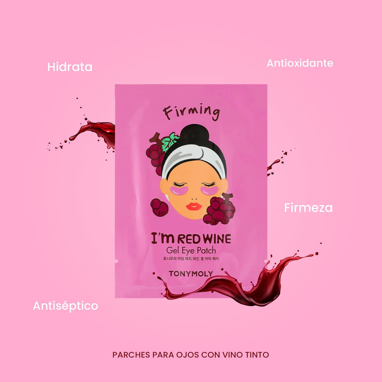 I'M RED WINE (PARCHES DE HIDROGEL REAFIRMANTE)